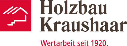 Logo Holzbau Kraushaar - Wertarbeit seit 1920